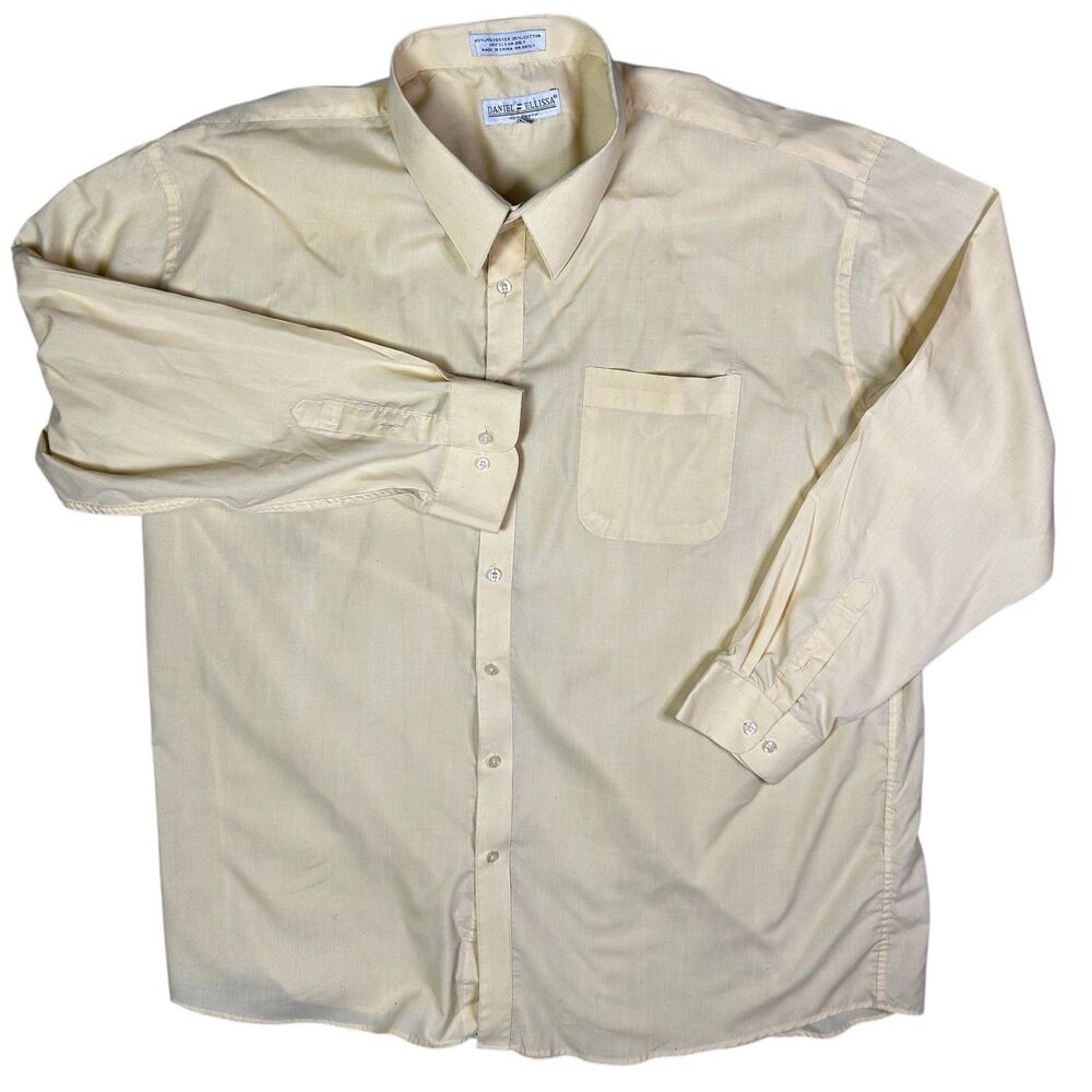 Daniel Ellissa Men’s Size 20 1/2‎ - 37/38 Long Sleeve Button- up Dress Shirt